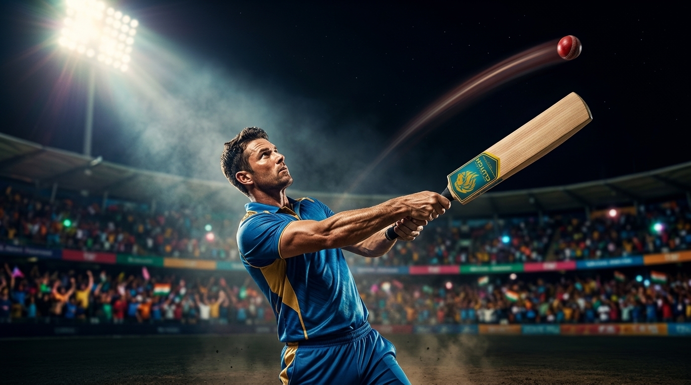 Explosive Power Shot Over The Boundary